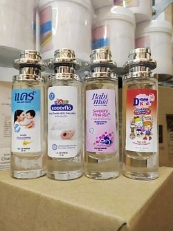 น้ำหอมกลิ่นแป้งเด็ก&น้ำยาปรับ​ผ้า​นุ่ม​ขนาด30ml.